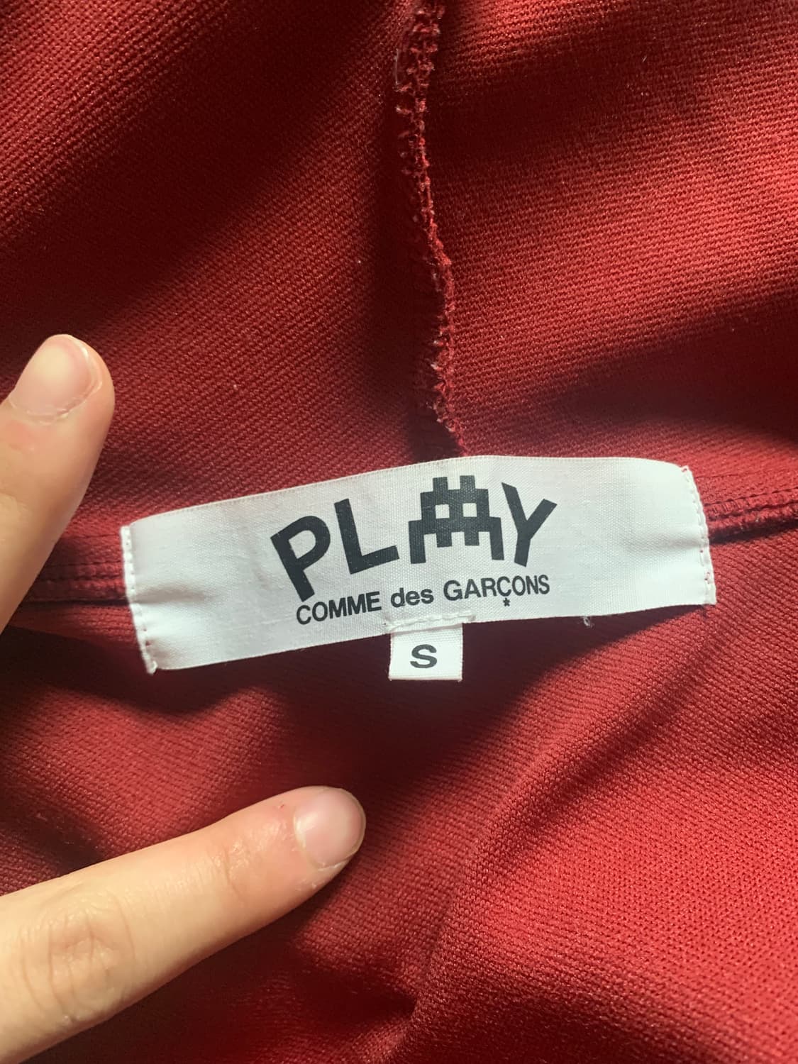 꼼데가르송 인베이더 콜라보 후드집업 상품이미지2