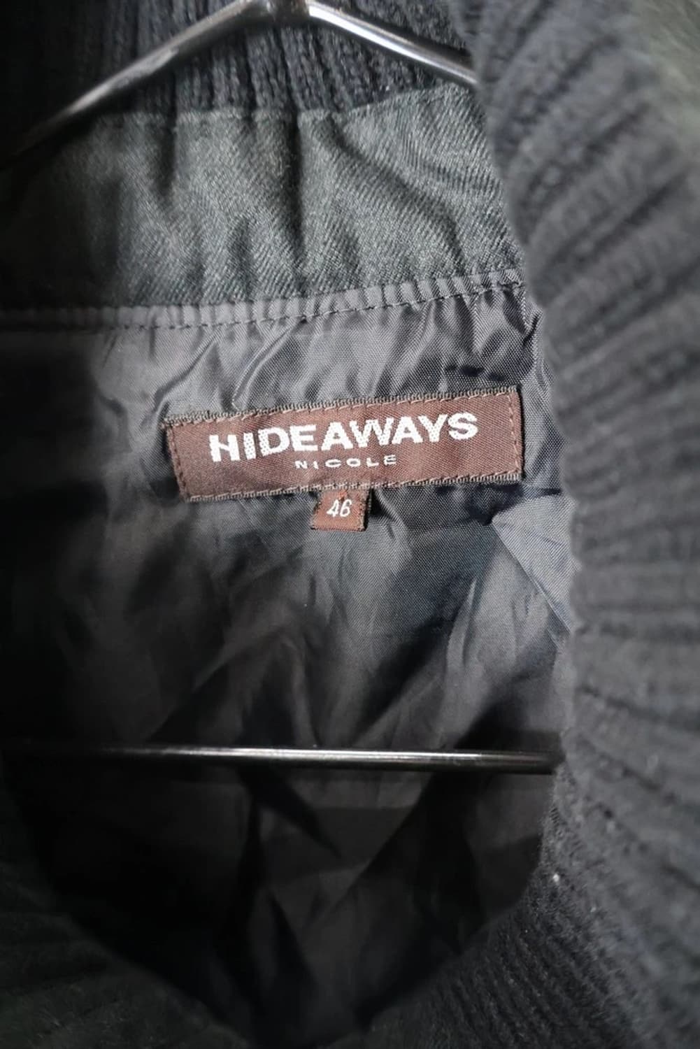 HIDEAWAYS Knit Sleeve Layered Jacket 상품이미지5