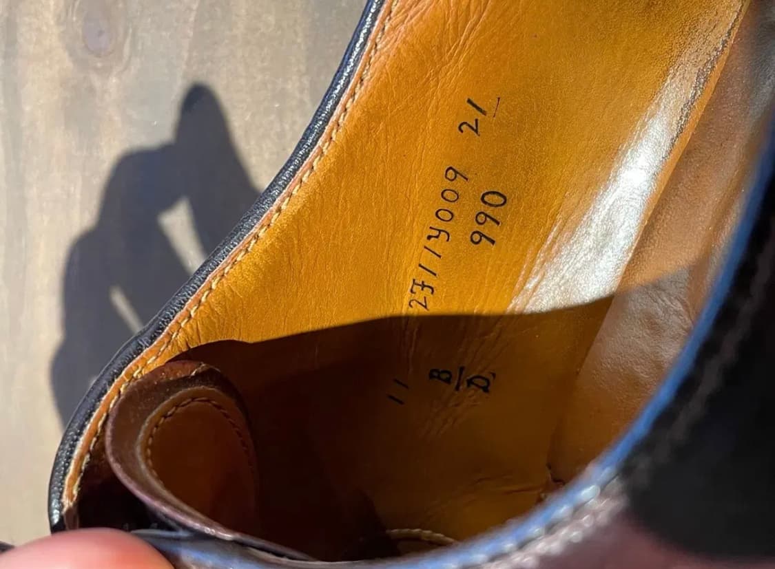 Alden 알든 990 11D(290-295) 상품이미지4