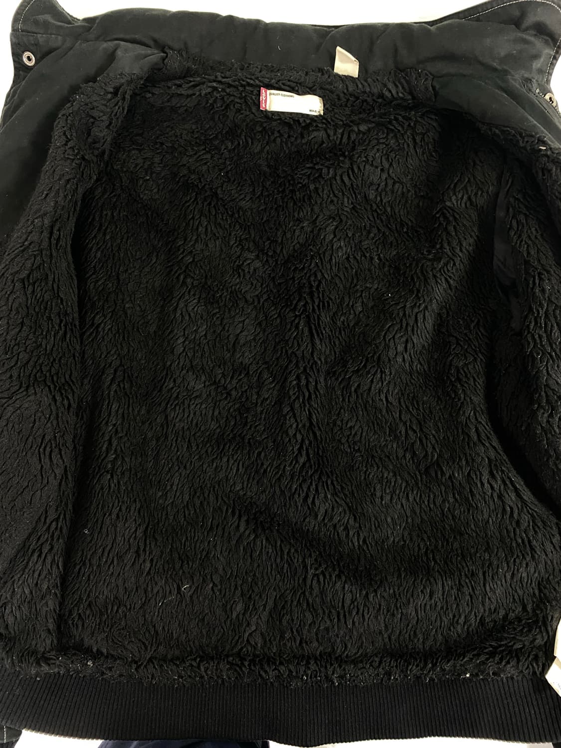 리바이스 Levis 양털 블랙 헌팅 바이커 워크자켓 XL 상품이미지7