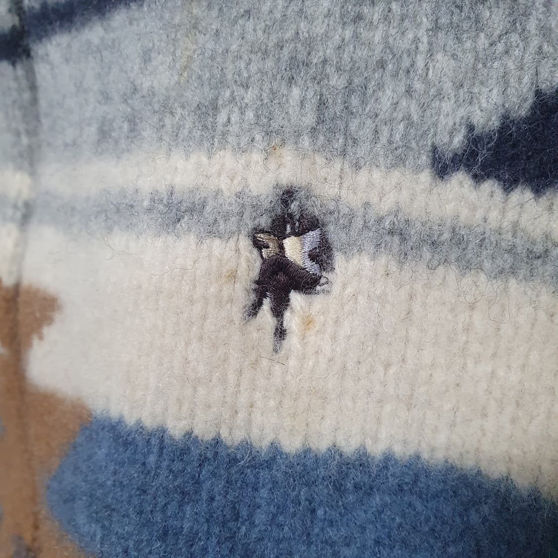 빈티지 아메카지 올젠 나바호 코위찬 헤비 니트 집업 105 상품이미지6