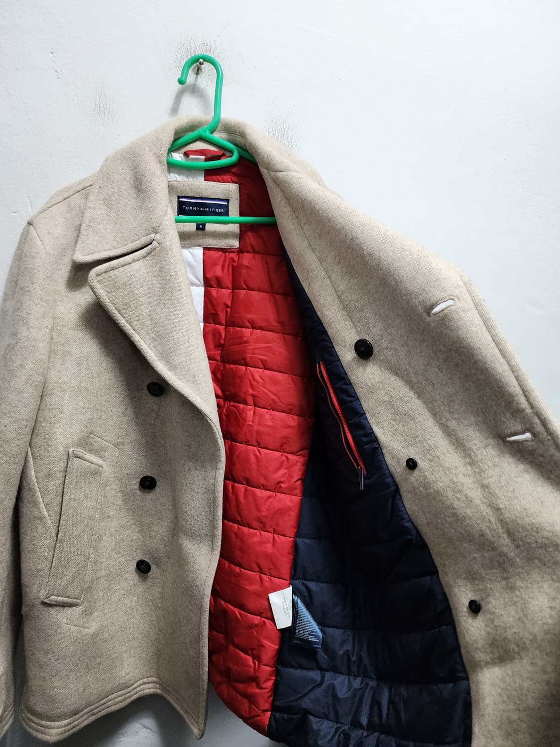 타미힐피거 더블 브레스티드 울 피코트 상품이미지5