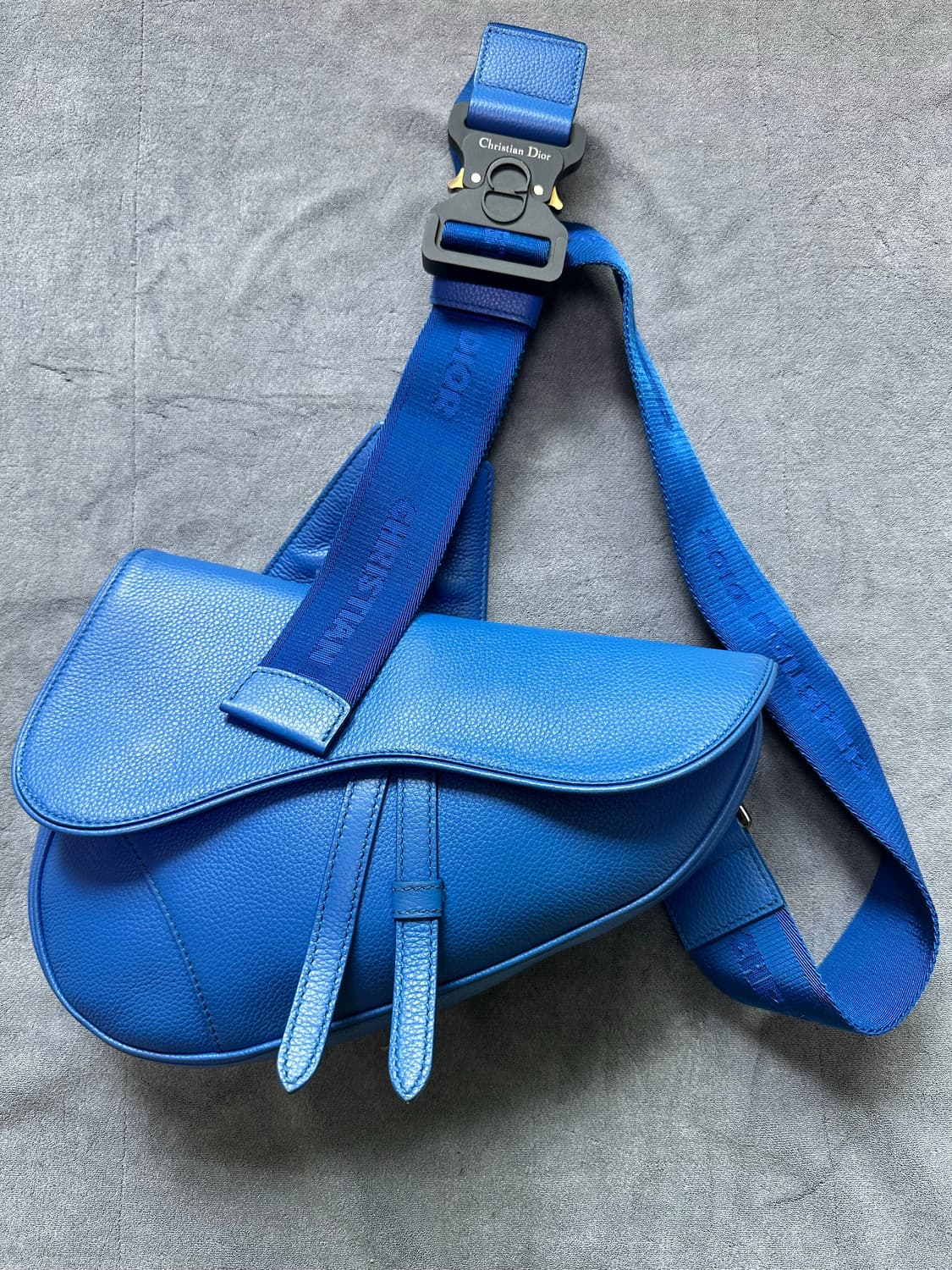 디올 새들백 블루 상품이미지1