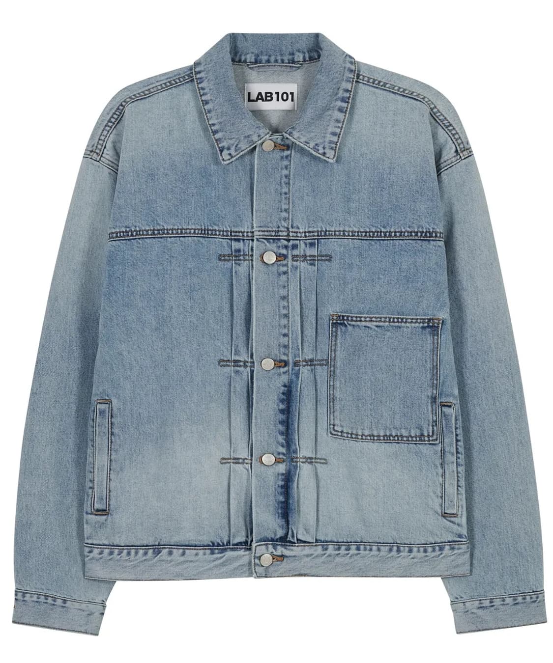 Lab101 MID BLUE DAMAGE WASHED TYPE1 TRUC 상품이미지1