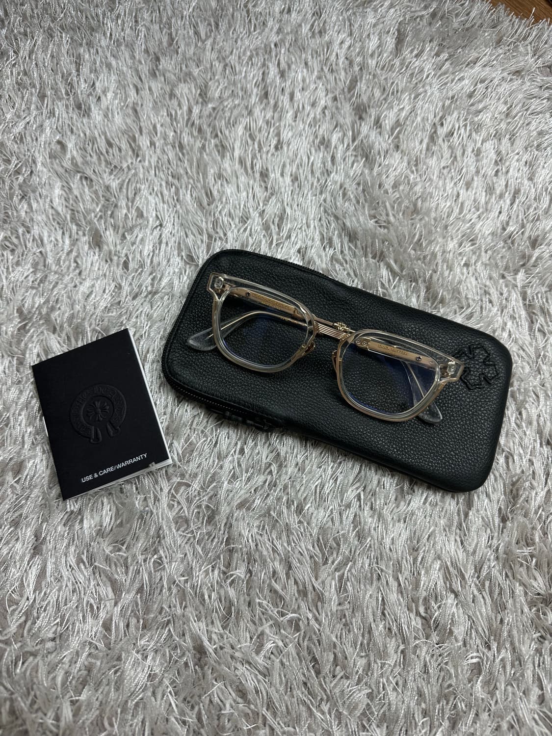 [52-21-152] 정품 크롬하츠 덕 버터 크리스탈 골드 플레이트 상품이미지1