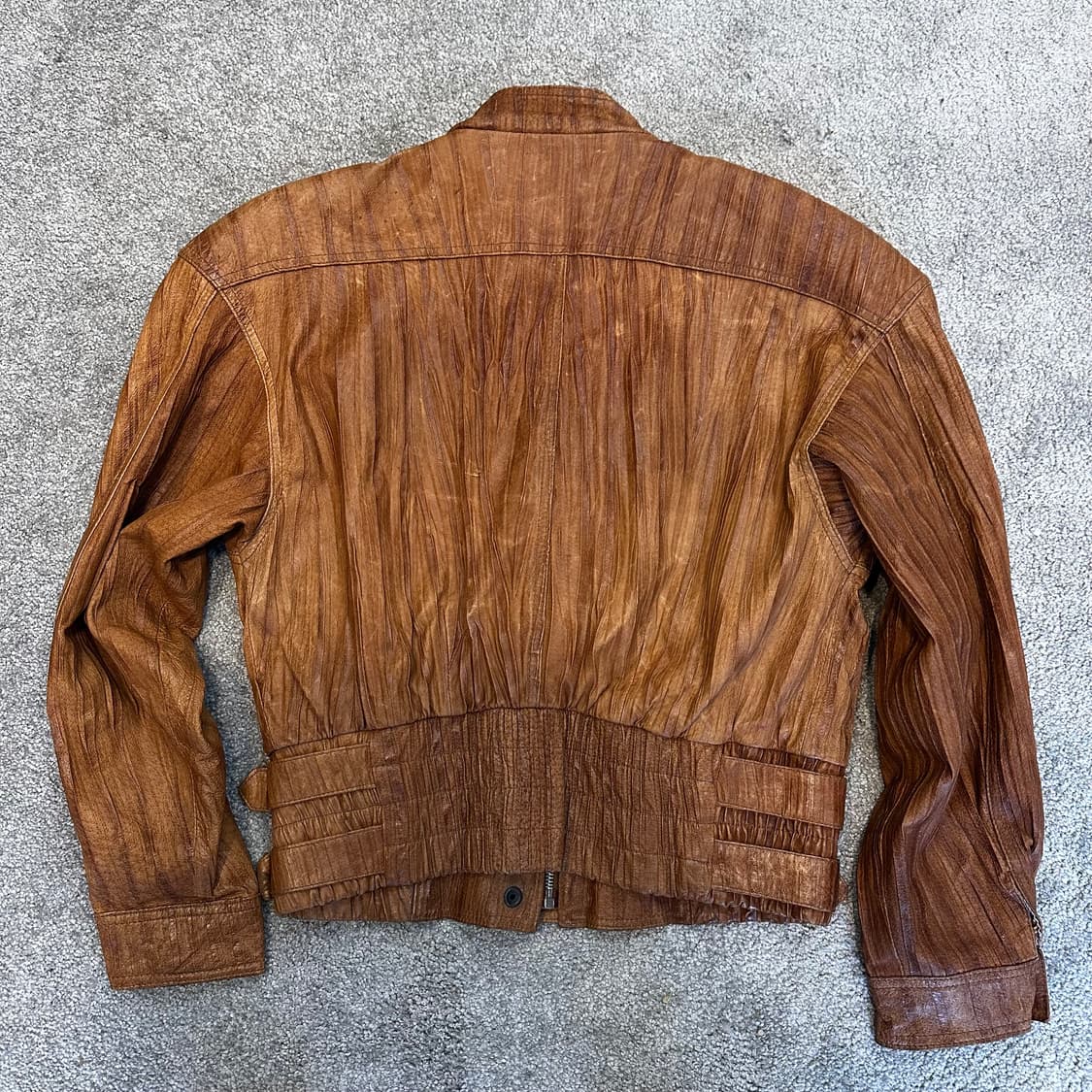USA 빈티지 브라운 양가죽 자켓M 상품이미지8
