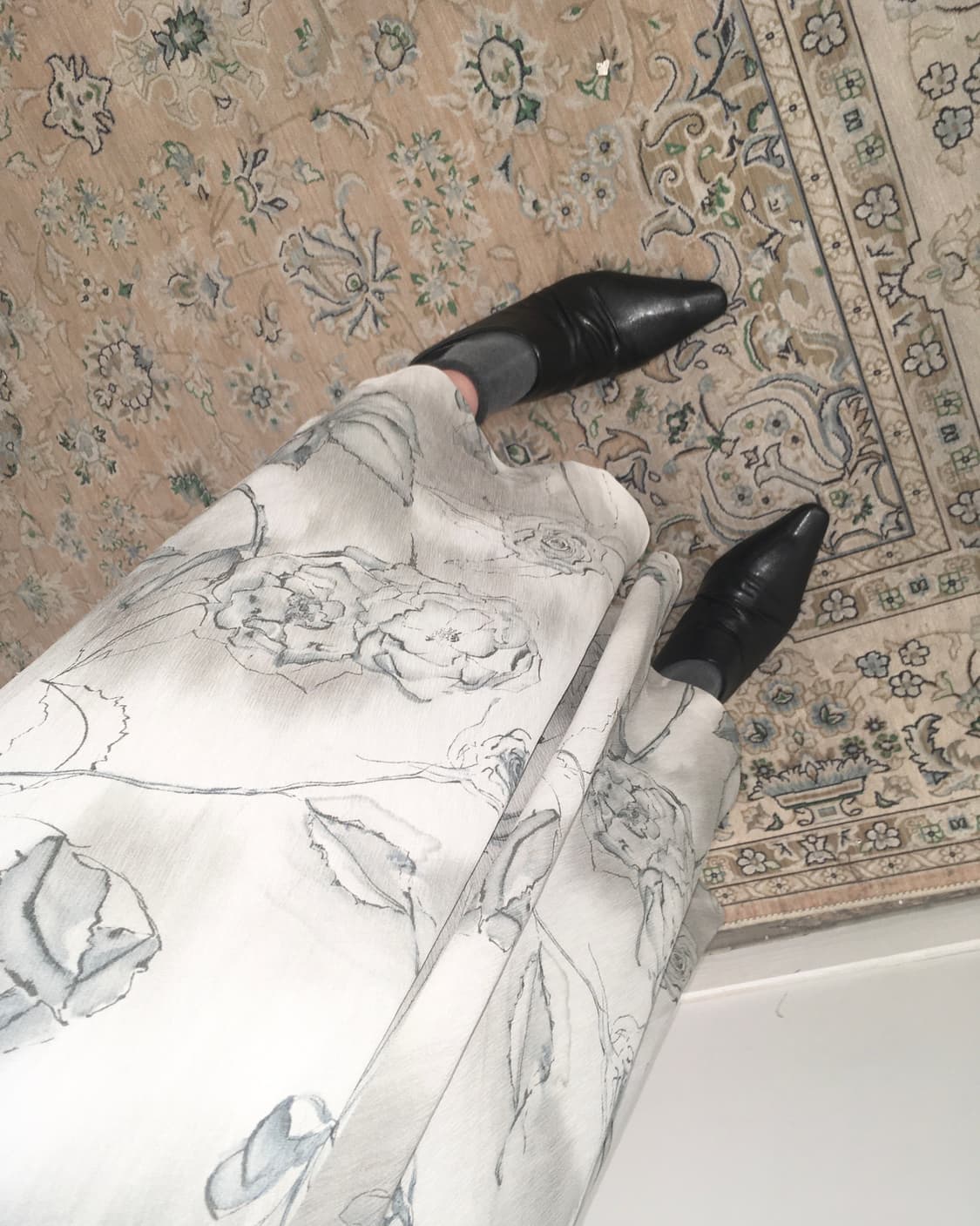 플라워 패턴 스커트 상품이미지5