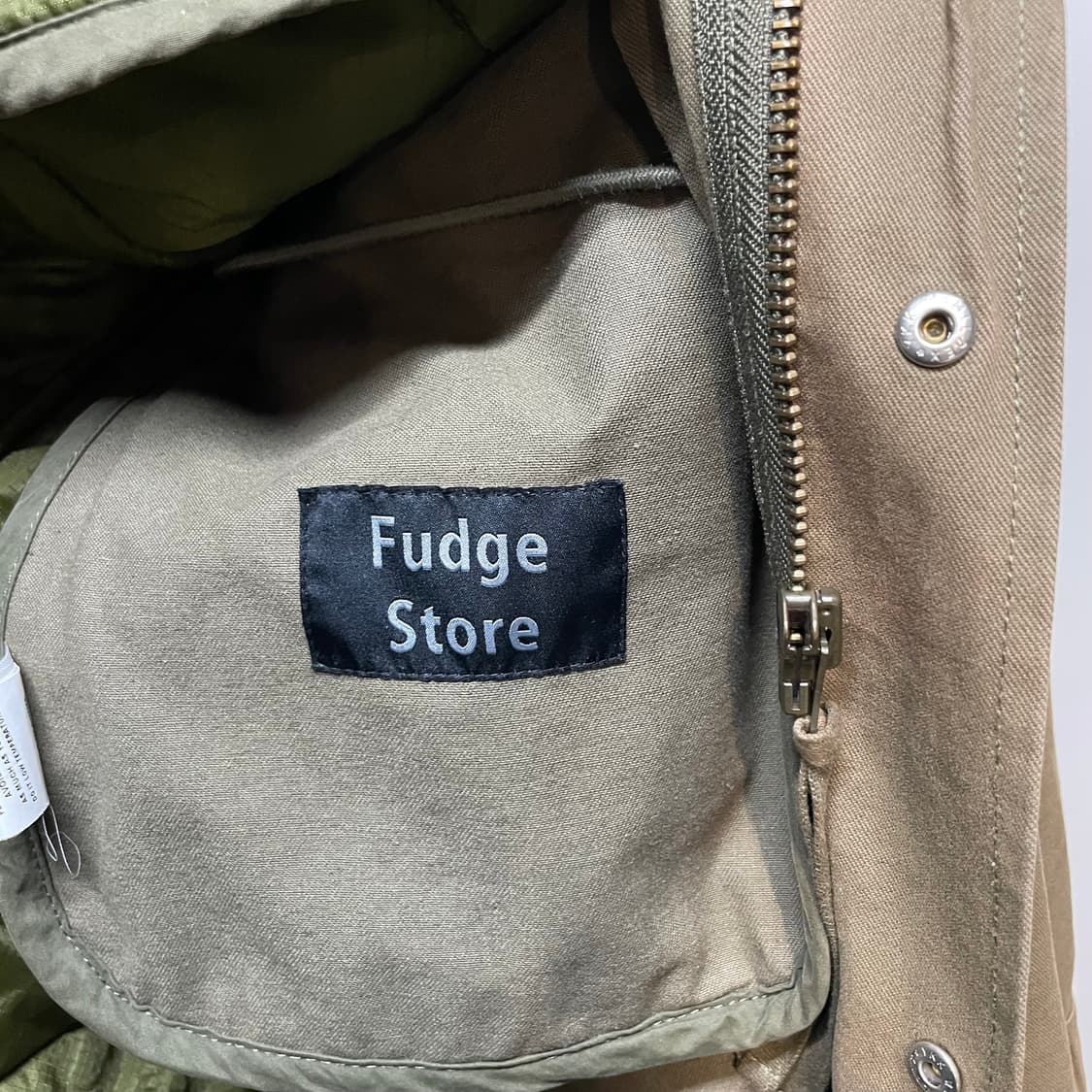Fudge store 야상 롱 코트 상품이미지7