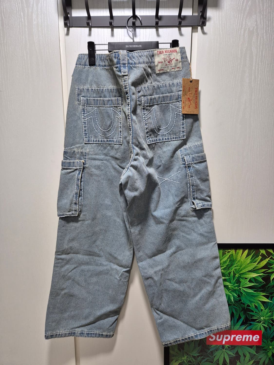 (타임세일)(새상품)트루릴리젼 카고 데님 팬츠L 상품이미지10