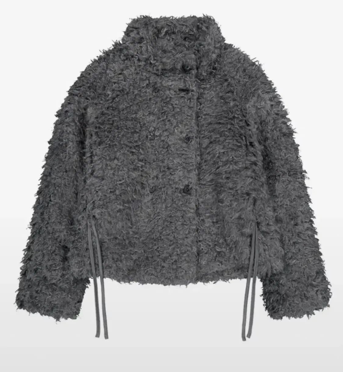 코이세이오 퍼자켓 다크그레이 상품이미지1