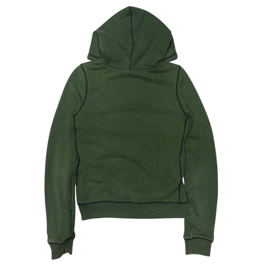 홀리스터 y2k 그린 쉐르파 후드집업 M 상품이미지4