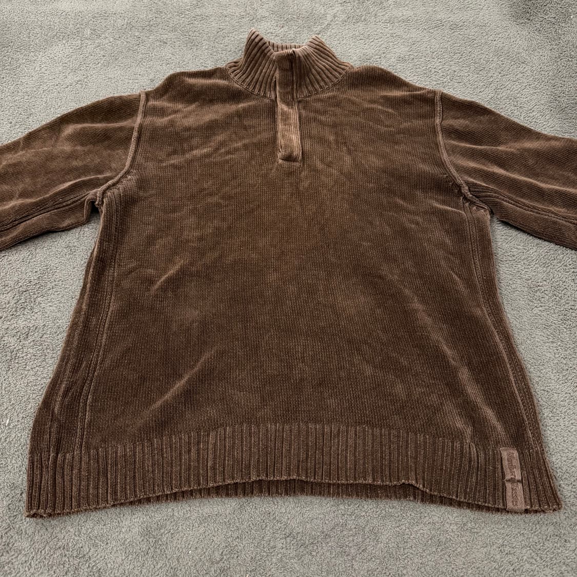 [ 정품/L ] 말보로 클래식 빈티지 하프집업 코듀로이 긴팔 니트 상품이미지2