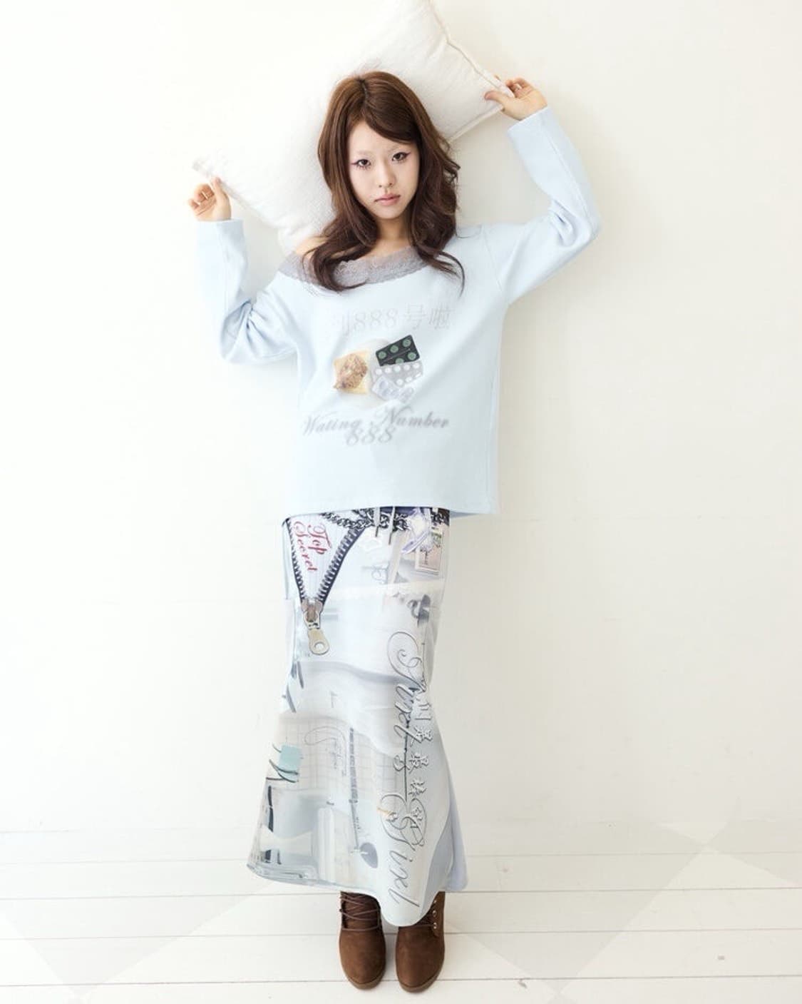 혼쿄 Girl's Girl Long Skirt 상품이미지4