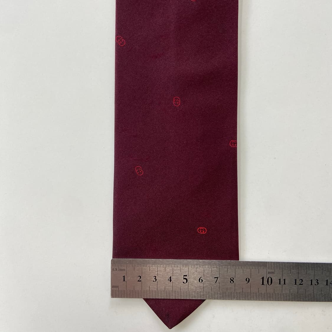 구찌(GUCCI)  명품 정품 모노그램 넥타이 8.2cm 상품이미지8