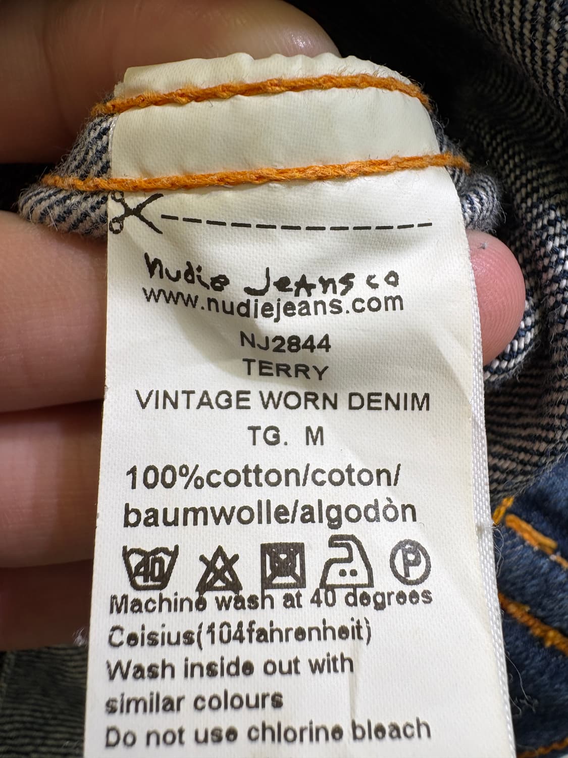 NUDIEJEANS (Made in Italy) 데님자켓 상품이미지7