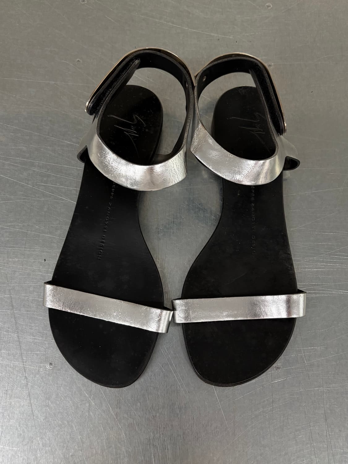 주세페 자노티 실버 샌들 36 (230mm) 상품이미지1