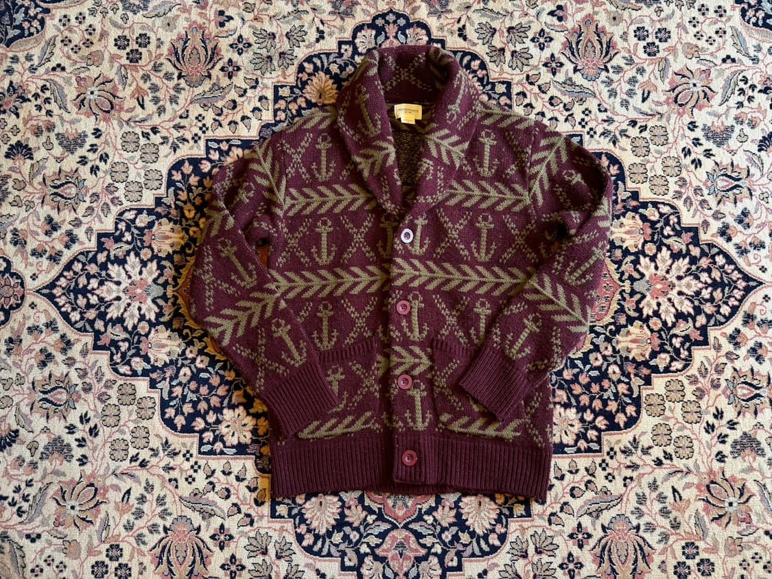 오베이 숄카라 가디건 남성100 상품이미지1