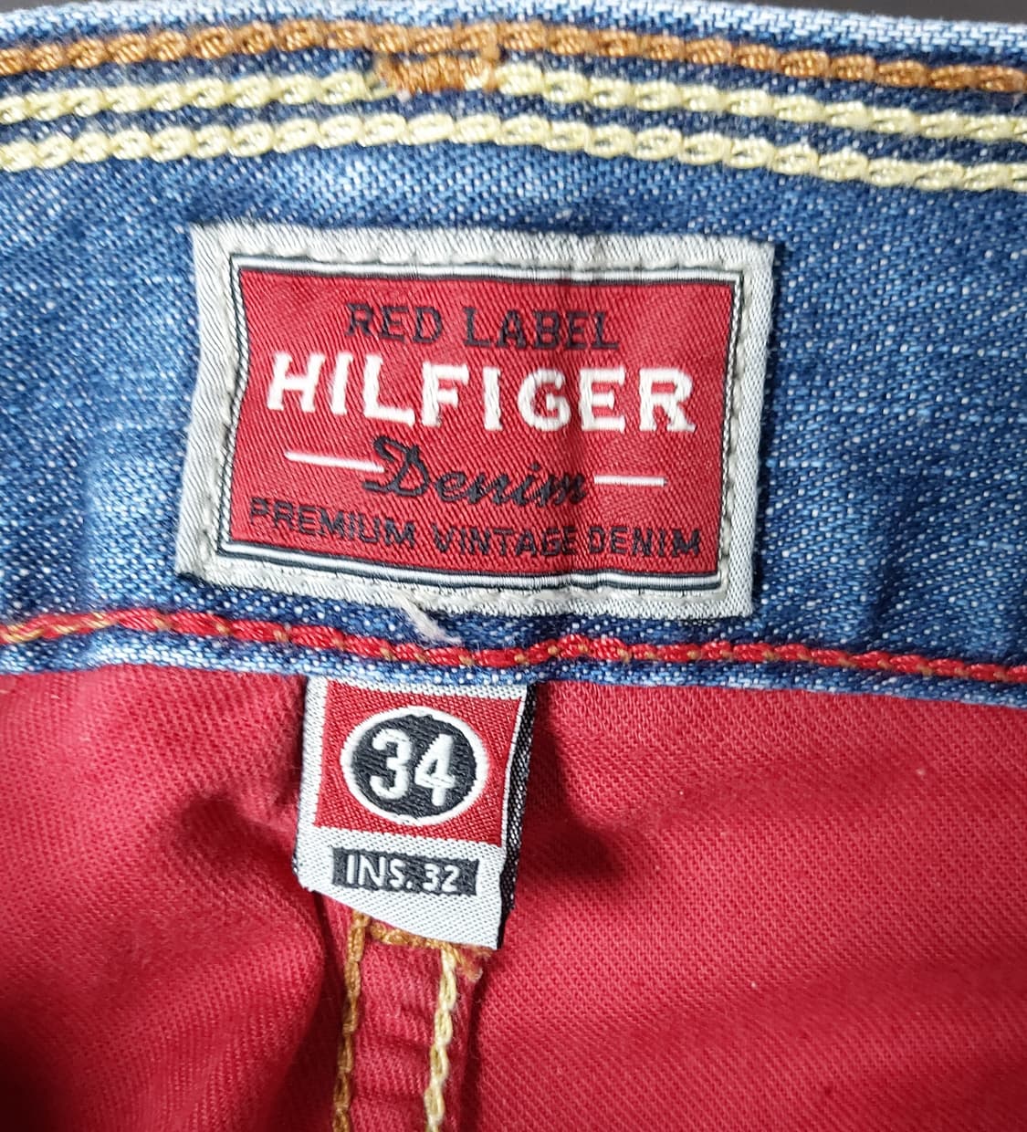 타미힐피거 레드라벨 데미지 데님 팬츠 (34) 상품이미지4