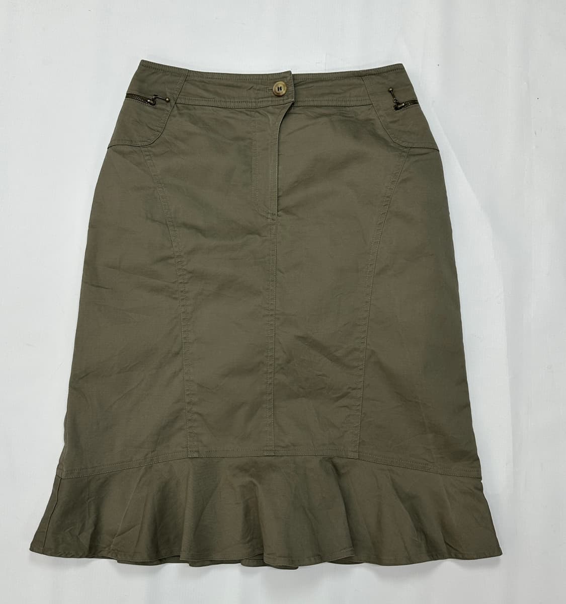 🩵하구미의 에스닉 민트맛 코디세트🩵 레이어드 케이프 그런지 미디스커트 상품이미지6