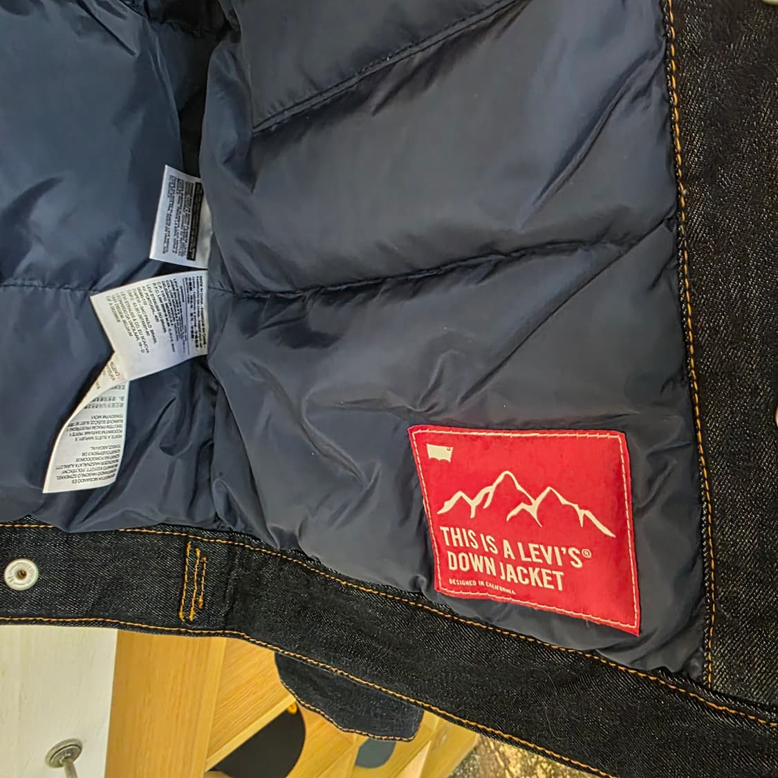 리바이스 구스다운 데님 자켓 상품이미지7