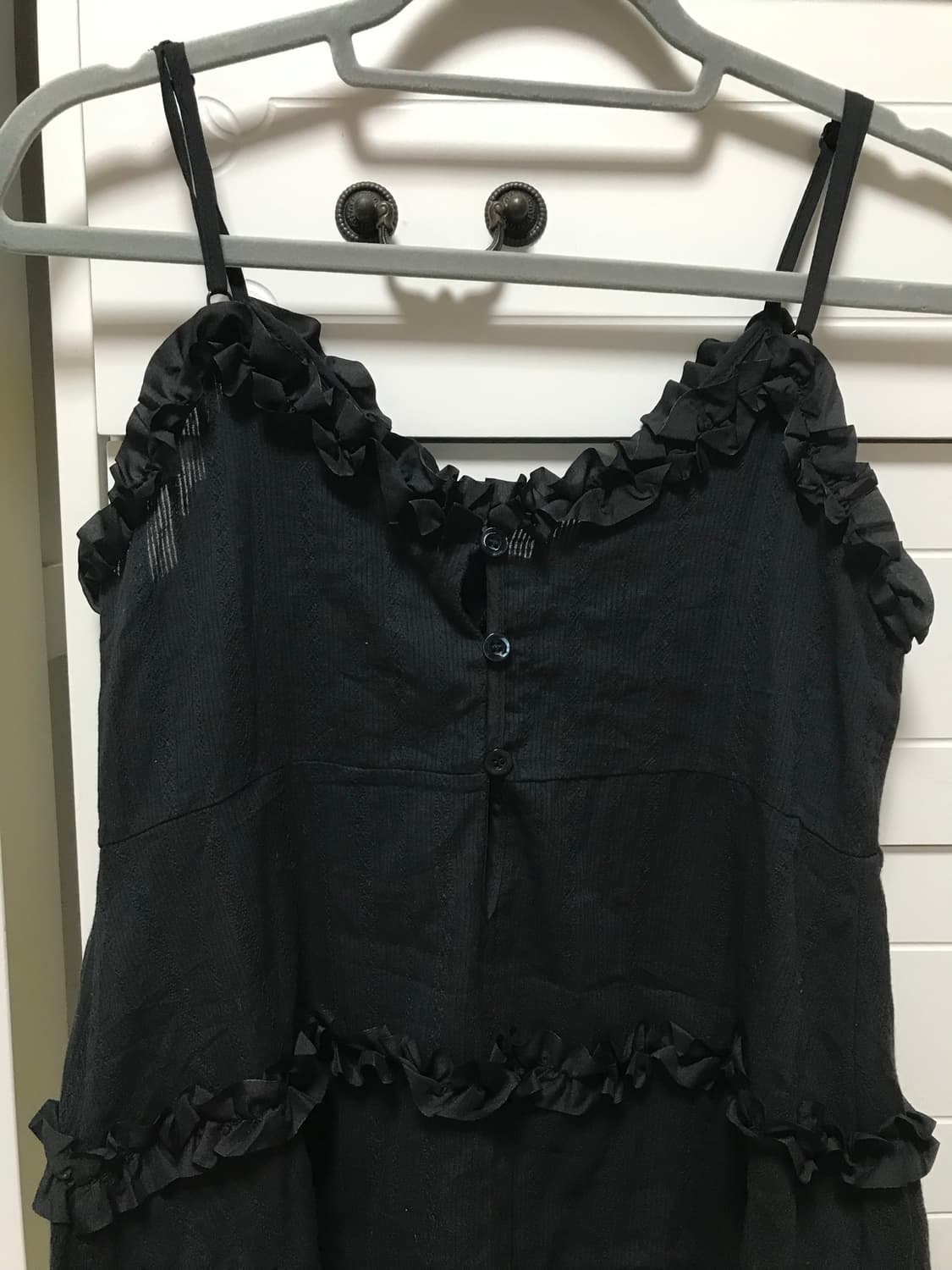 일본 빈티지 블랙 레이스 나시 원피스 뷔스티에 상품이미지4