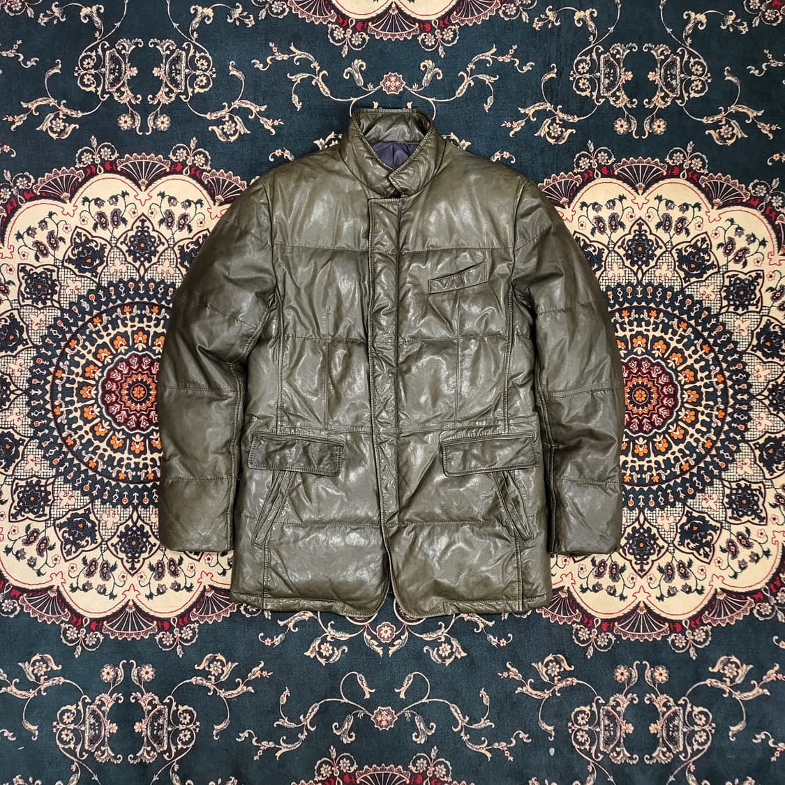 VanHart di Albazar 덕 다운 양가죽 패딩 자켓 (50) 상품이미지1