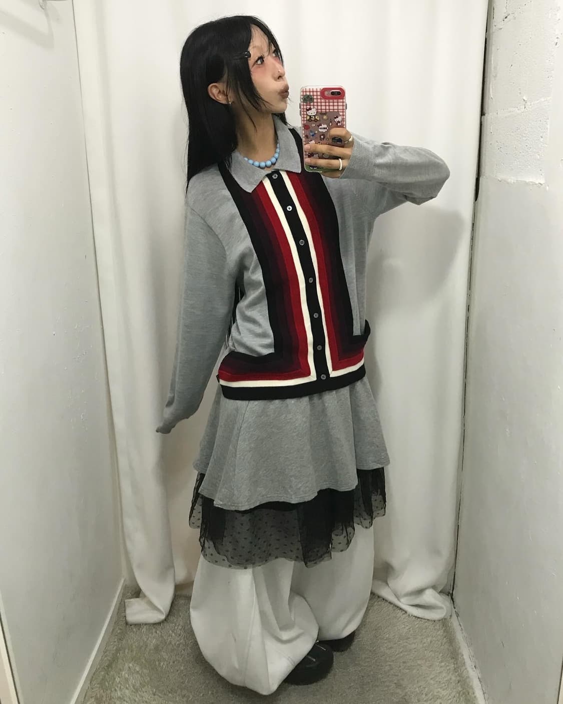 Supreme Corner Stripe Polo Sweater  상품이미지2