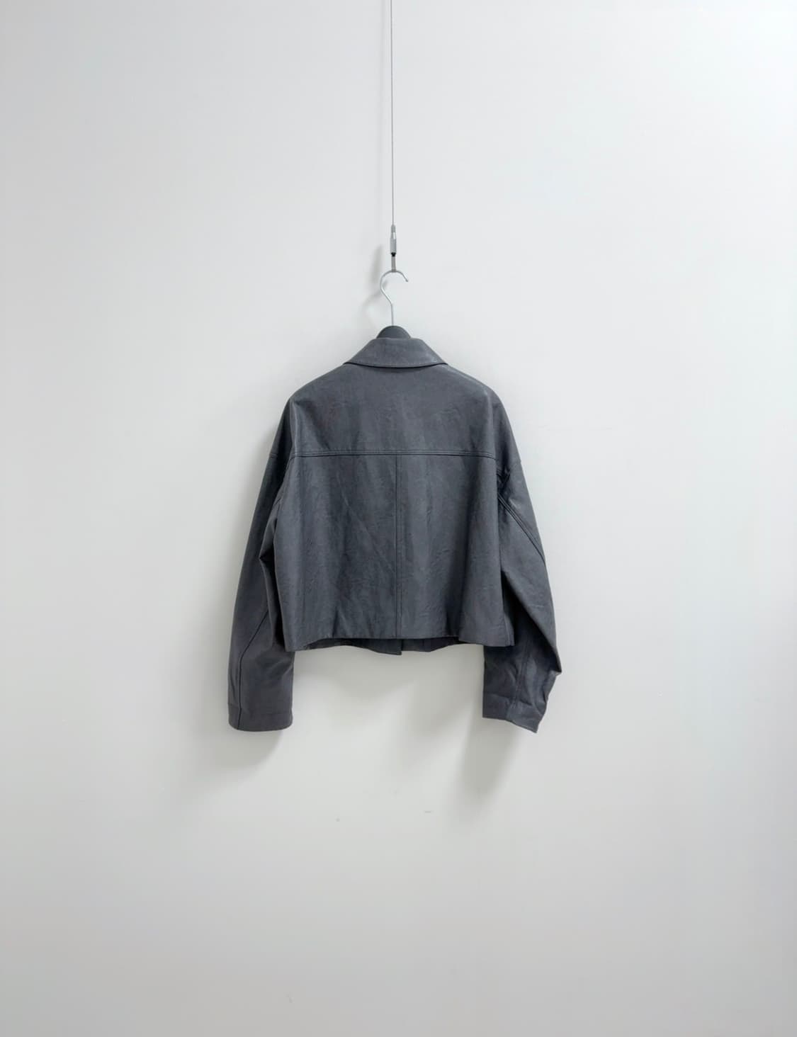 언더스탠딩 페이크레더 자켓 상품이미지5