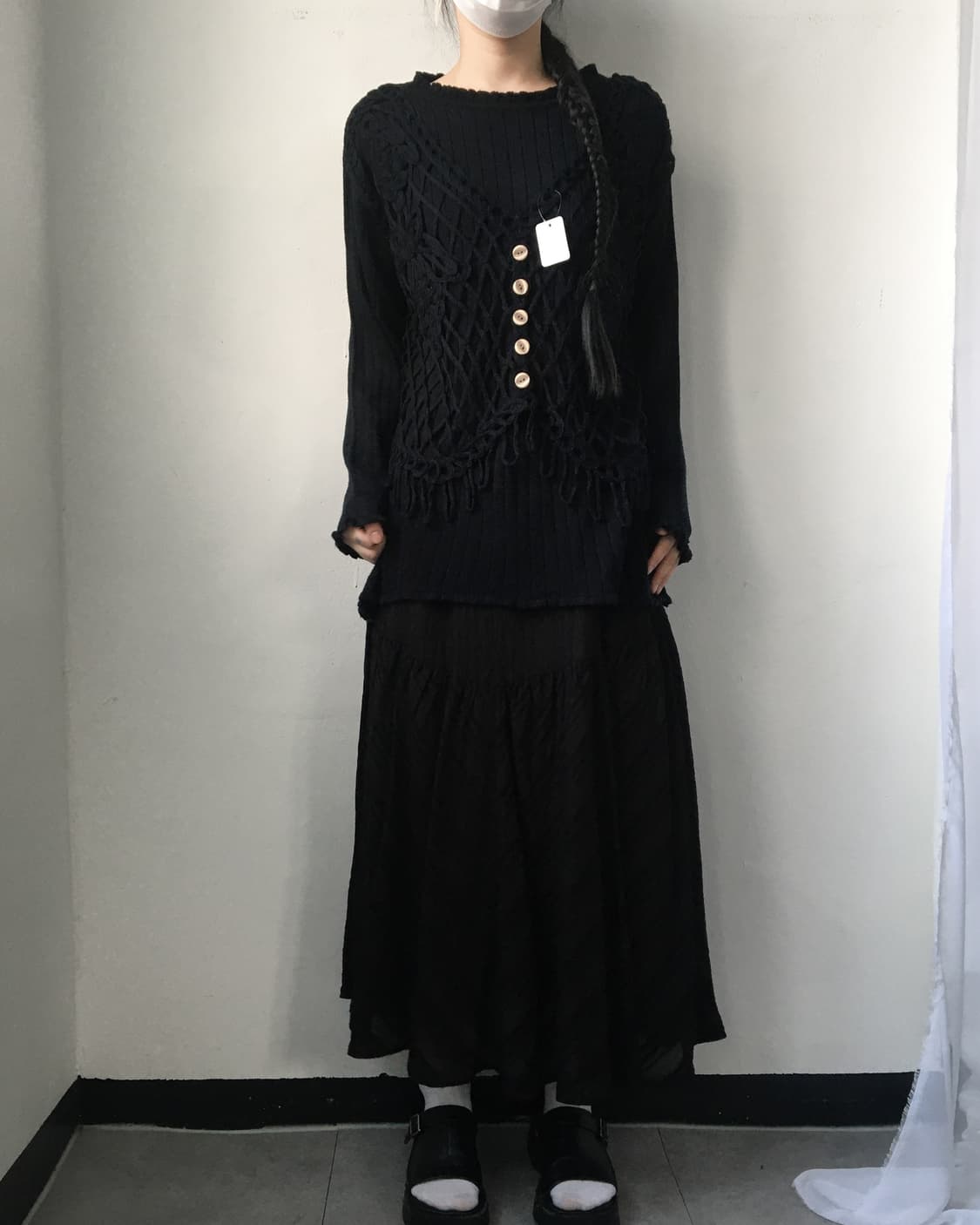 Crochet layered knit 상품이미지4