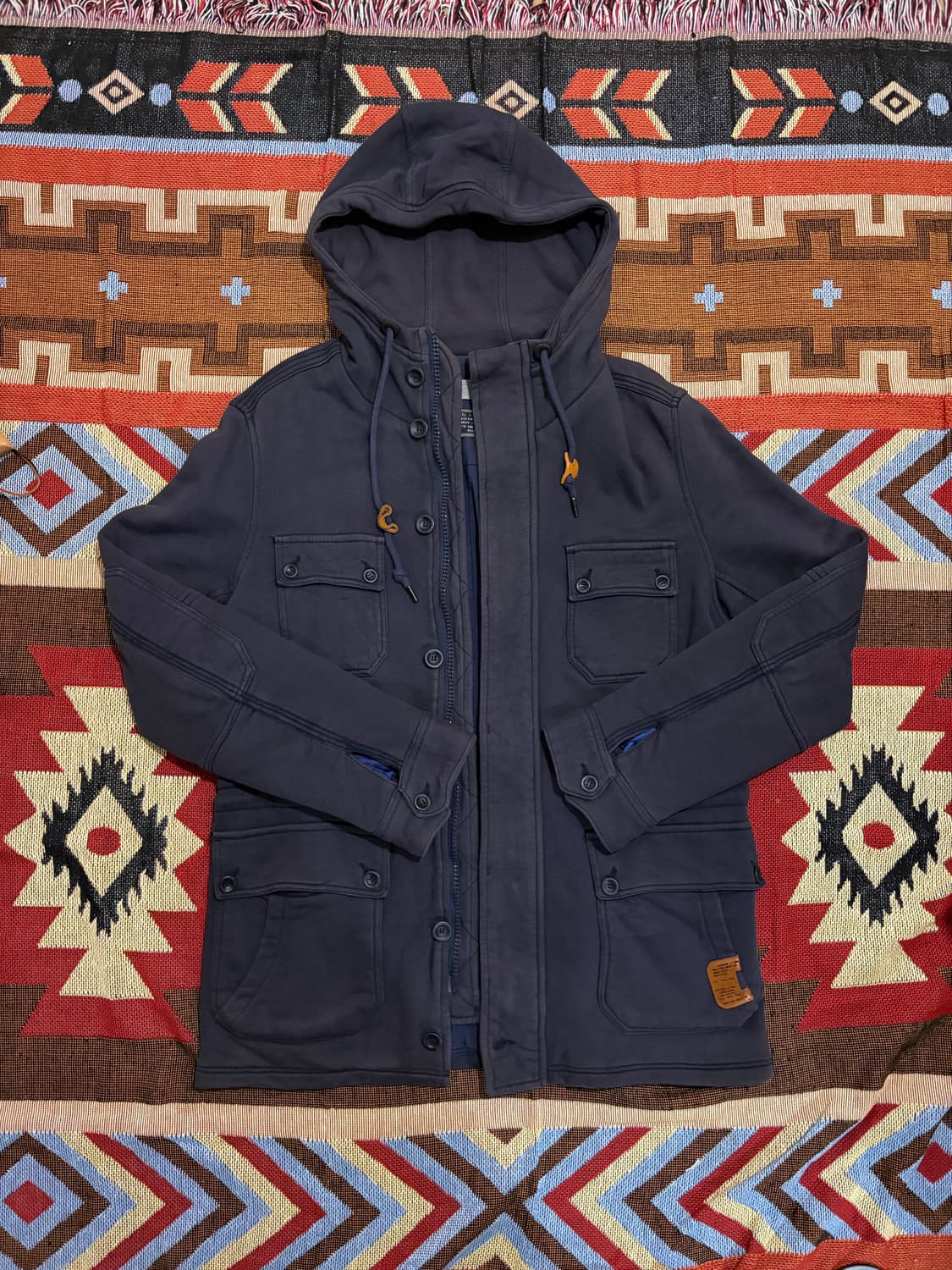 100) 디젤 밀리터리 후드 필드자켓 상품이미지1