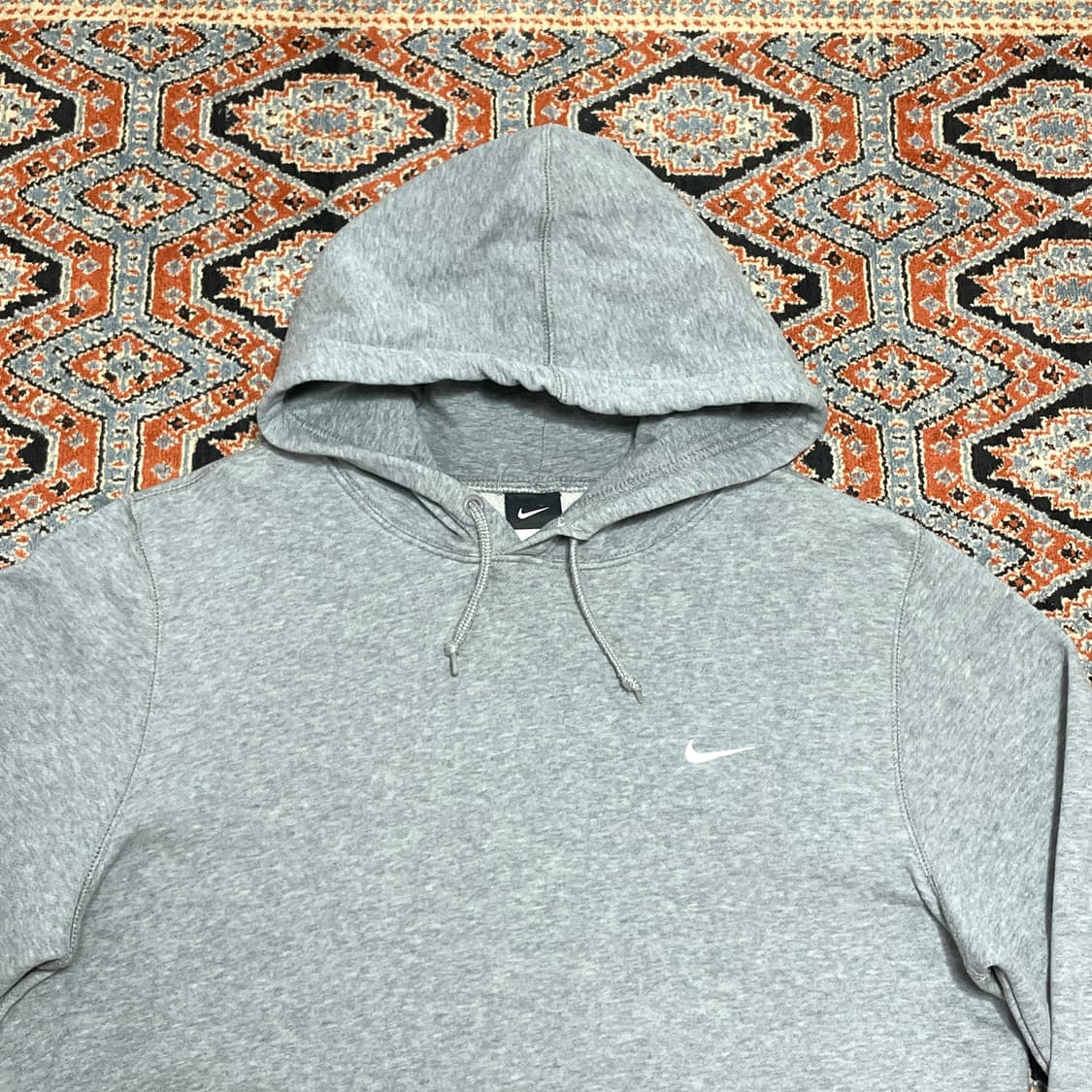 나이키 스우시로고 그레이 기모 후드티셔츠 남성M 상품이미지2