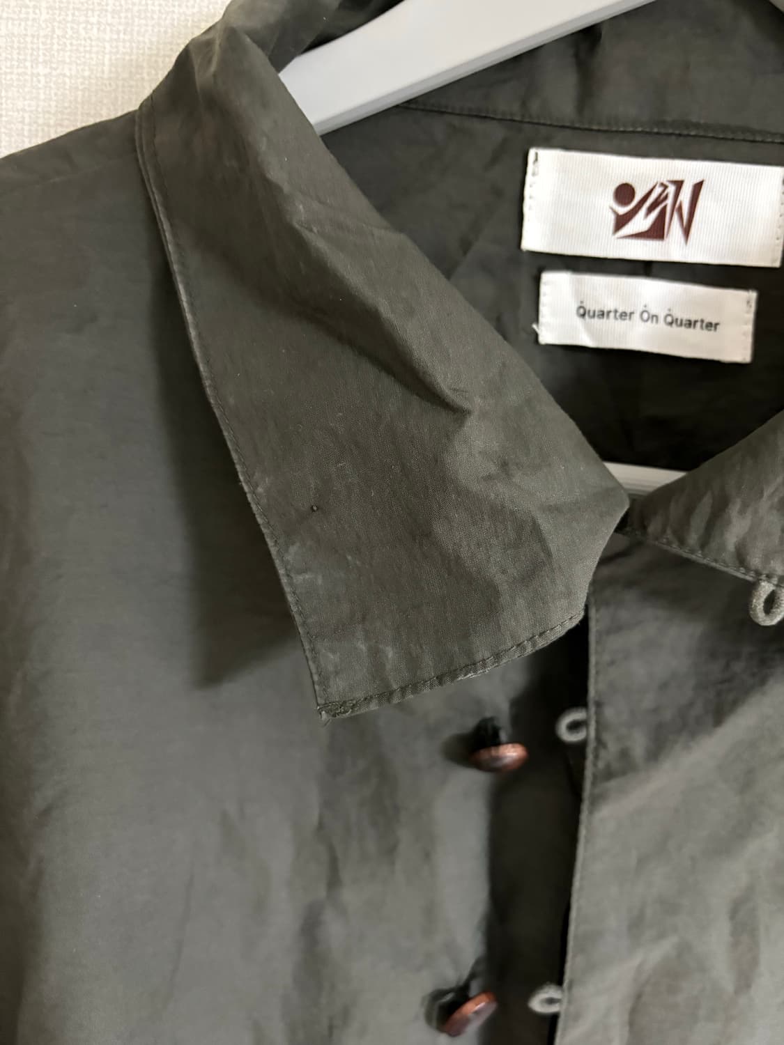 [OS] Quarter on Quarter 셔츠 카키 상품이미지3