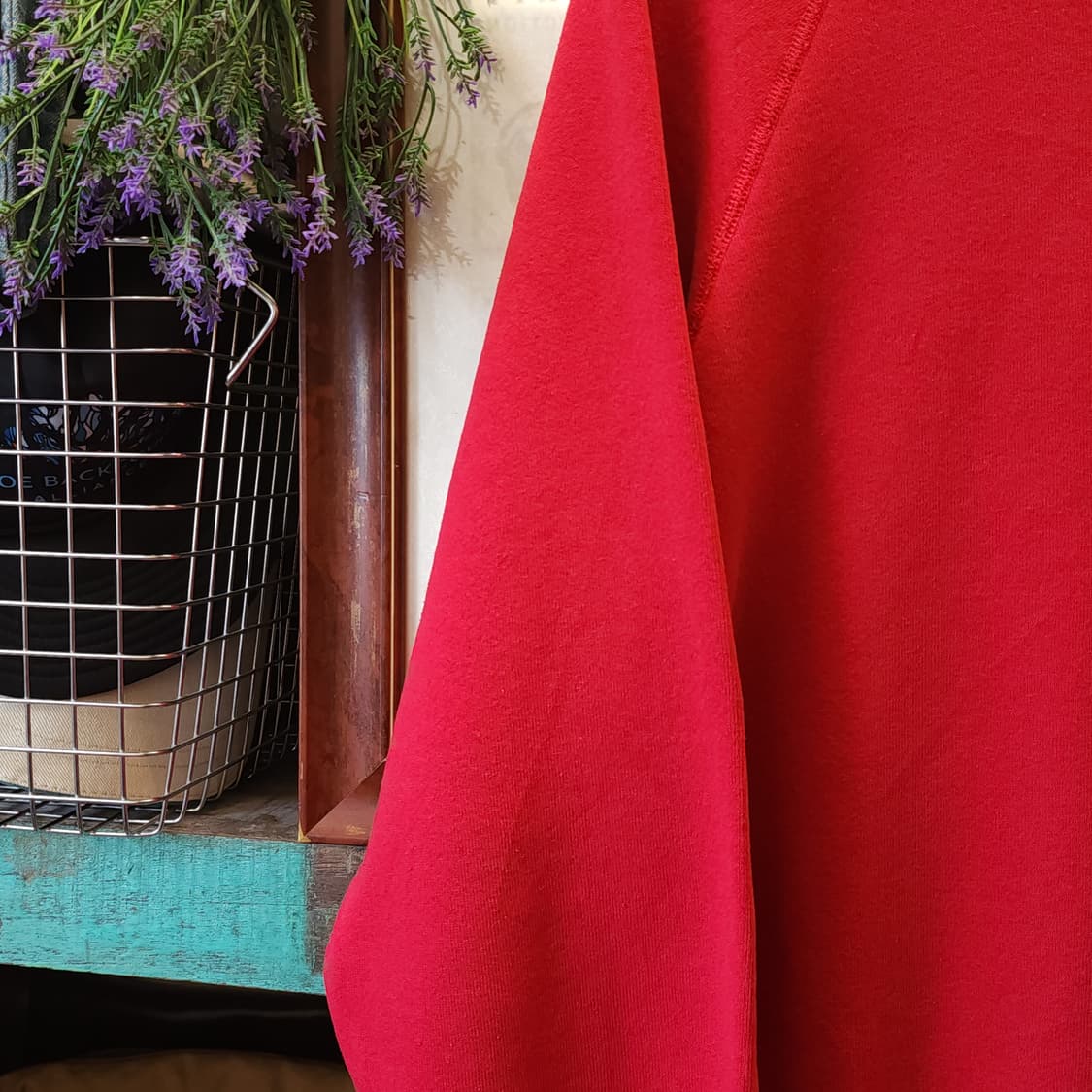 90s RIDERS 빈티지 스웻셔츠 플레인 스웻셔츠 레드 xl 상품이미지4