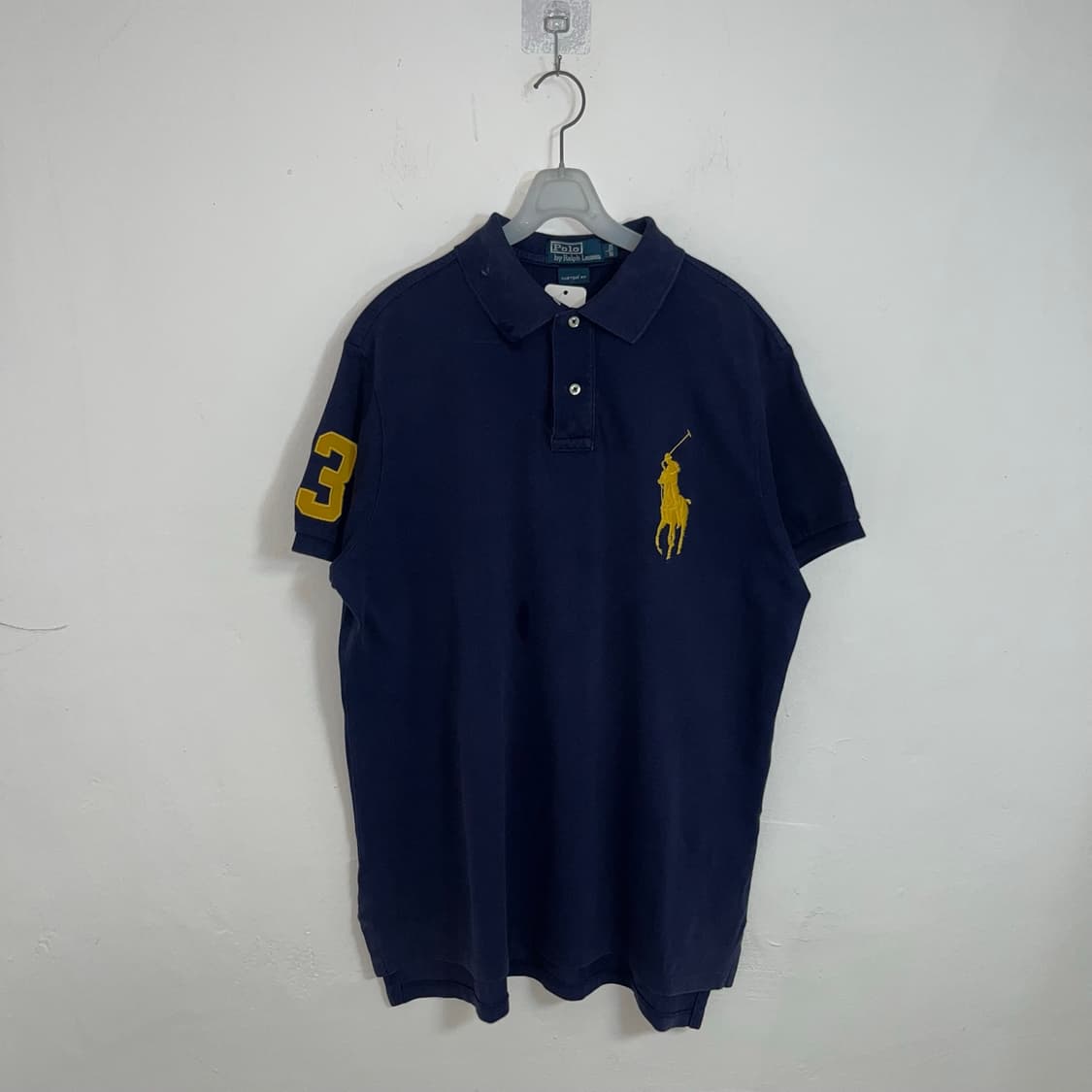 Polo Navy Big Pony Collar Tee 상품이미지4