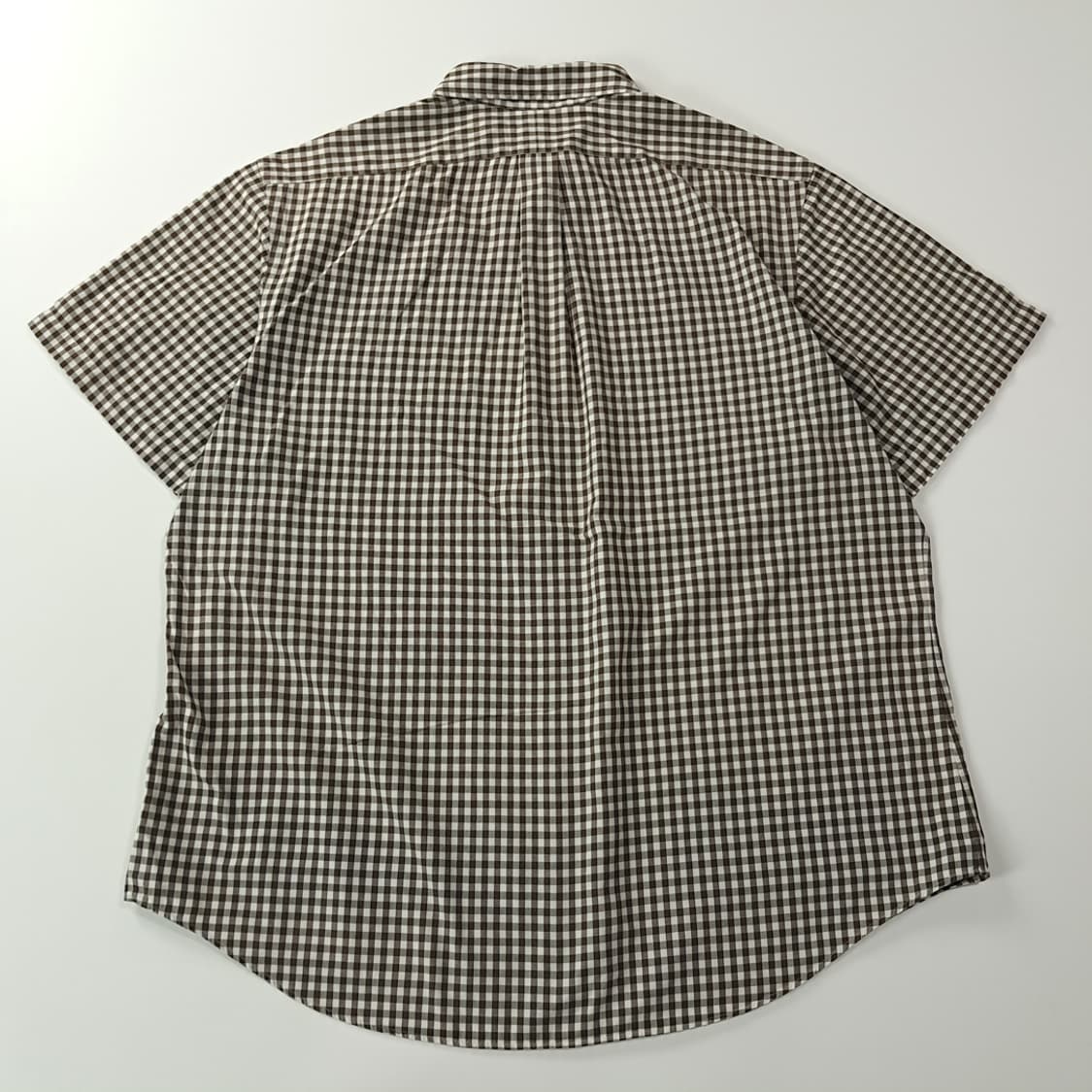 CJ538 2XL 폴로골프 브라운 스몰 깅엄체크 반팔 셔츠 남방 상품이미지7