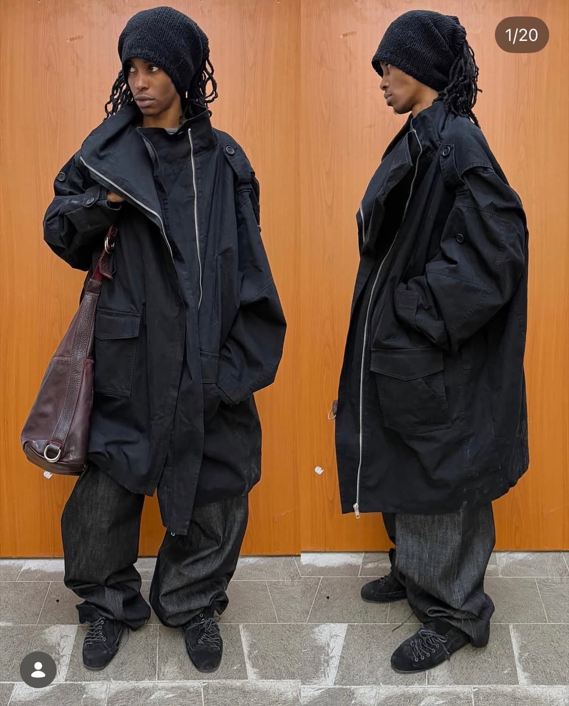 노페이스스튜디오 오버사이즈 컴벳 파카 상품이미지2