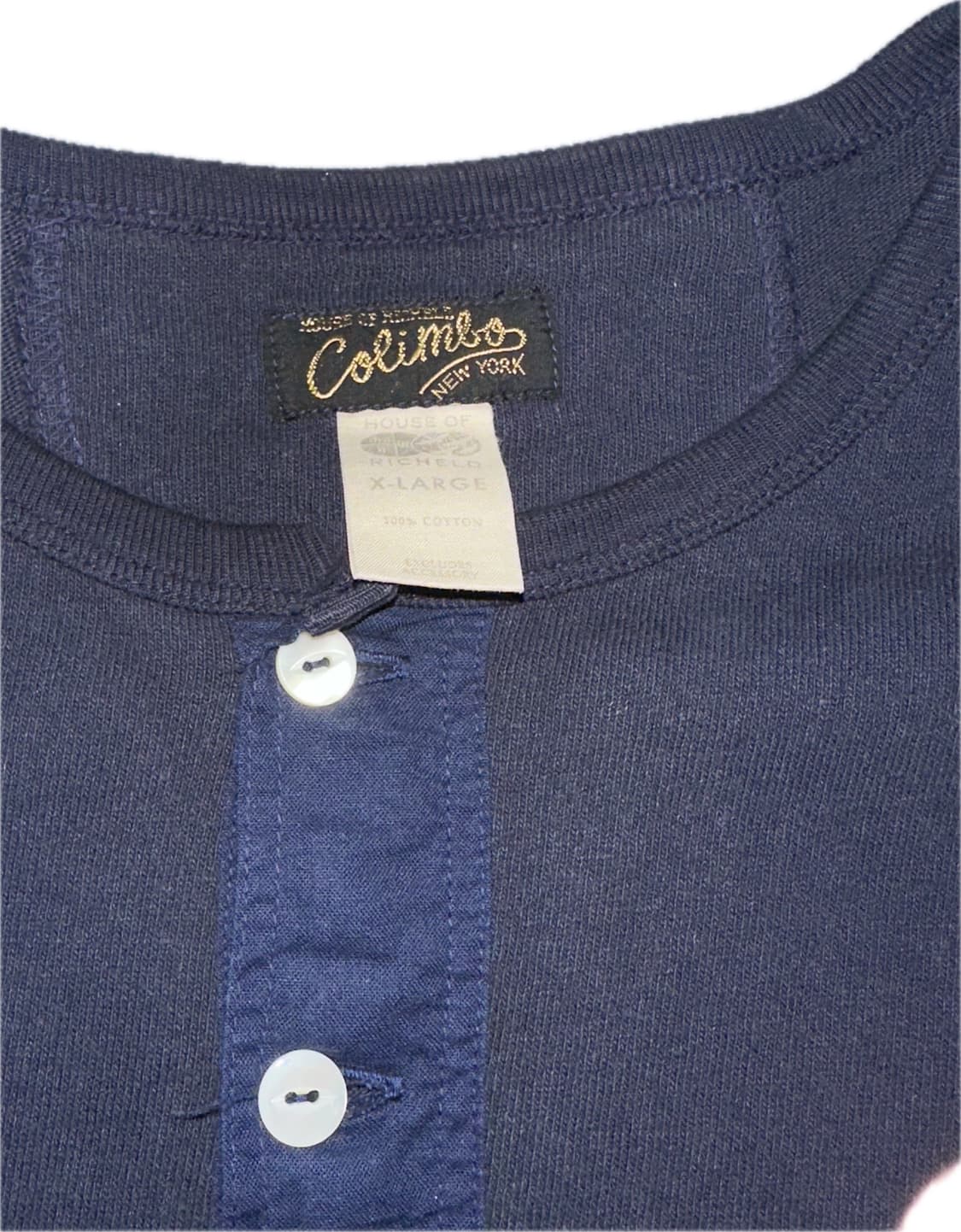 콜림보 프레디독 헨리넥 네이비 블루 XL 상품이미지2