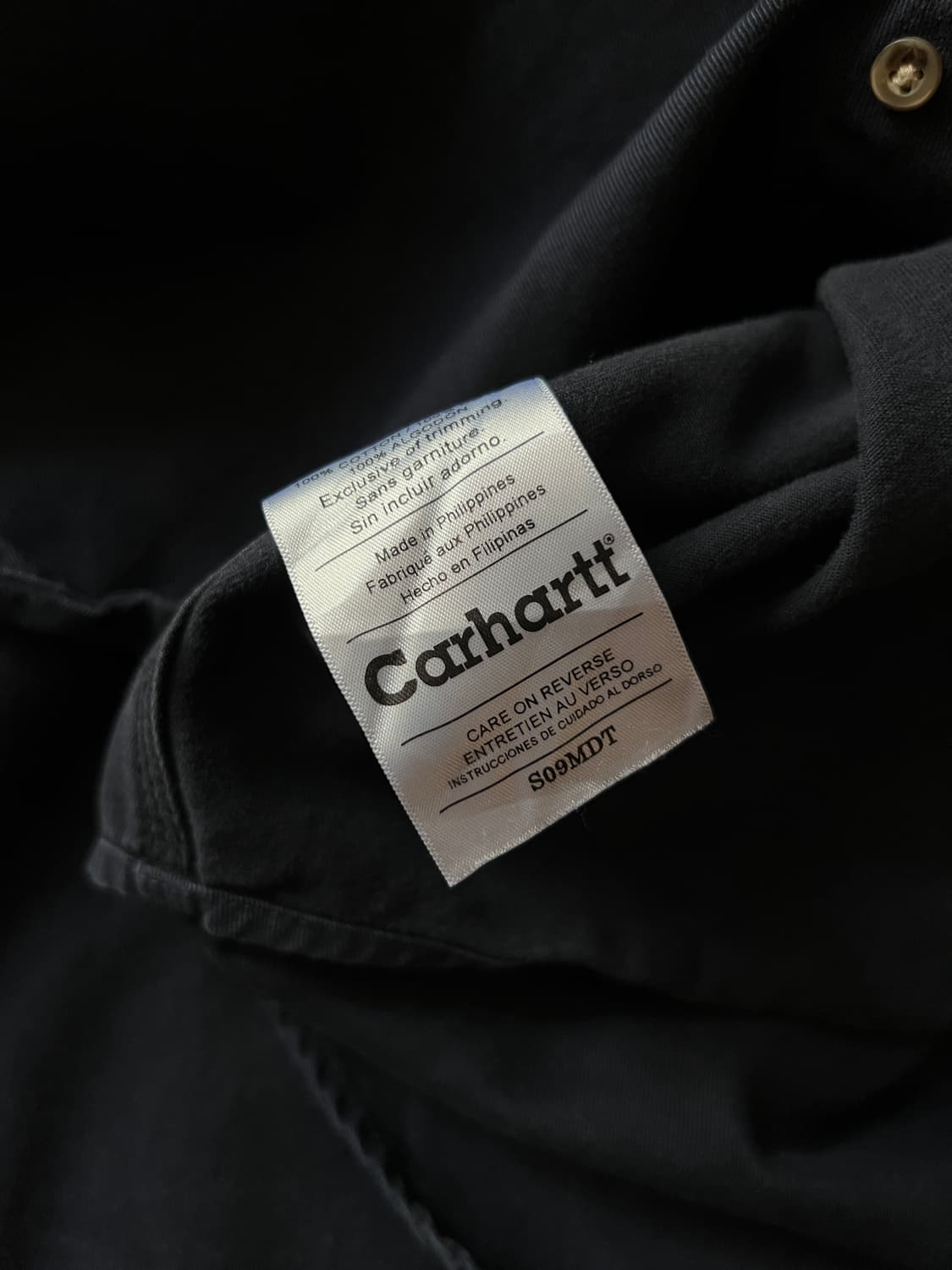 [2XL]칼하트 USA 2포켓 미드나잇 네이비 코튼 워크 셔츠 상품이미지6