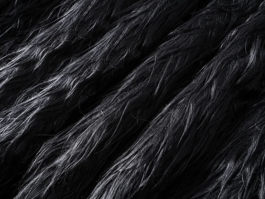 Noir Black Fur Bomber 상품이미지6