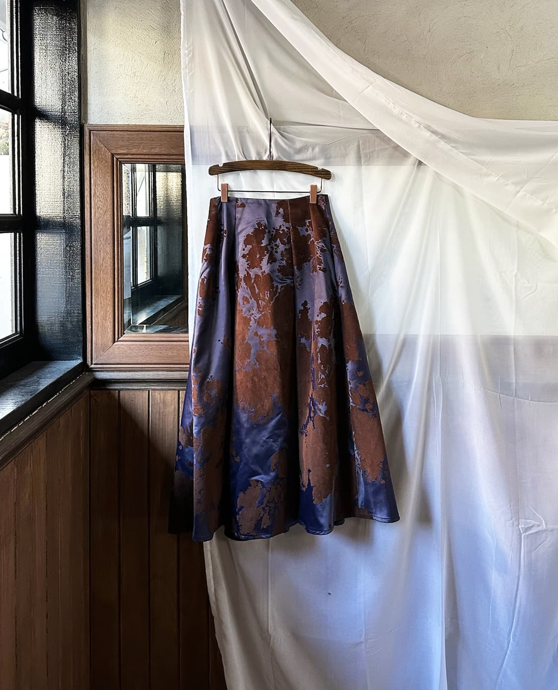 FRAY I.D printing flare skirt 상품이미지4