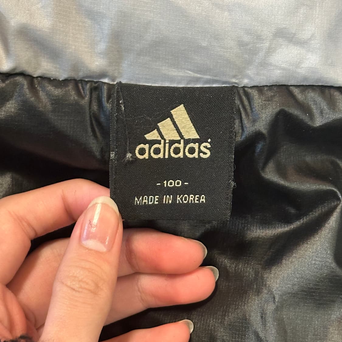 아디다스 패딩 조끼 넥로고 (L) 베스트 상품이미지7