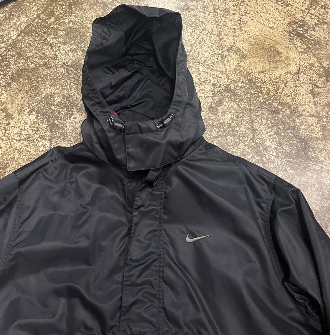 90s 나이키 블랙/레드 아노락 자켓 상품이미지4