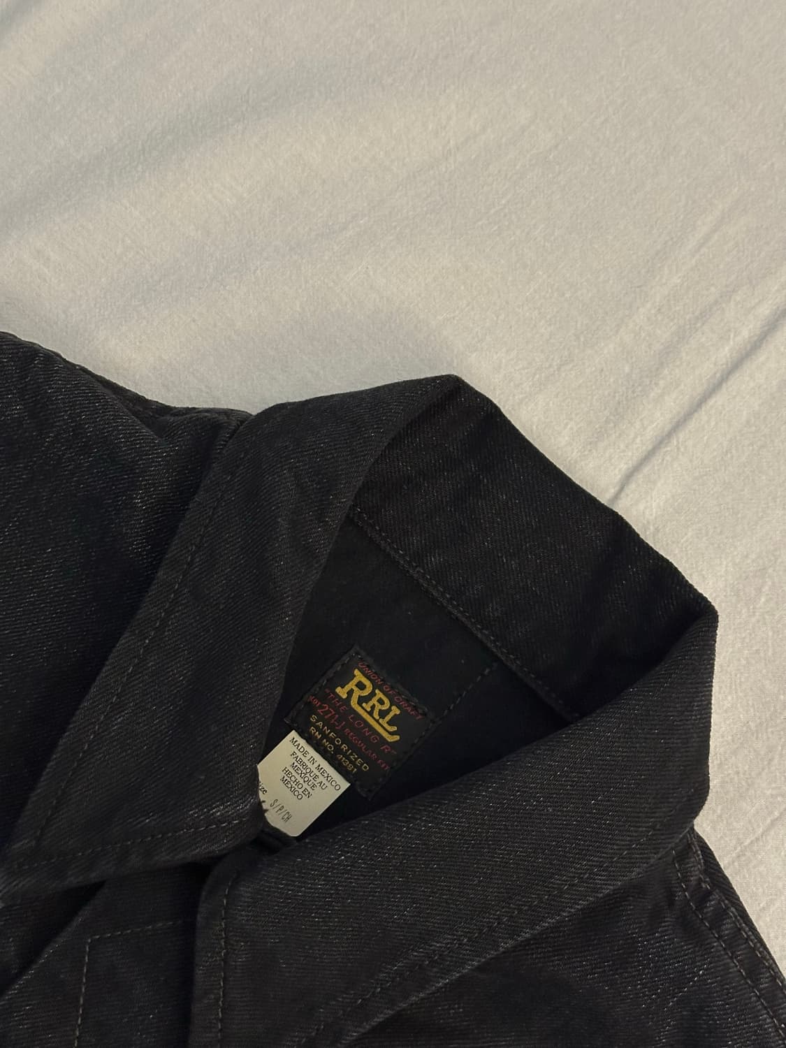 RRL 더블알엘 lot 271 블랙 트러커 자켓 상품이미지5