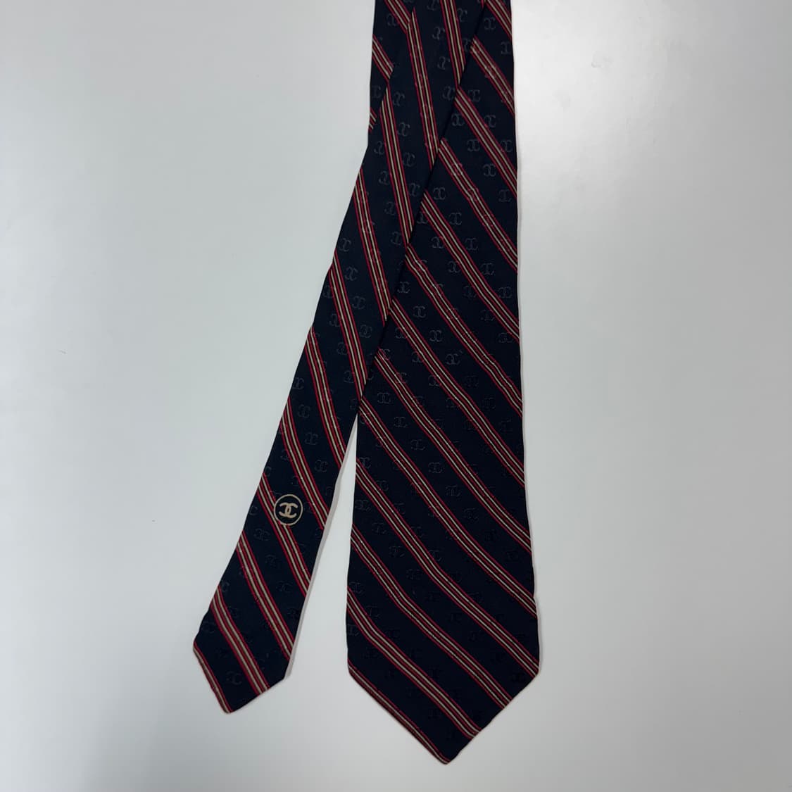 샤넬(CHANEL) 모노그램 명품 정품 넥타이 상품이미지1