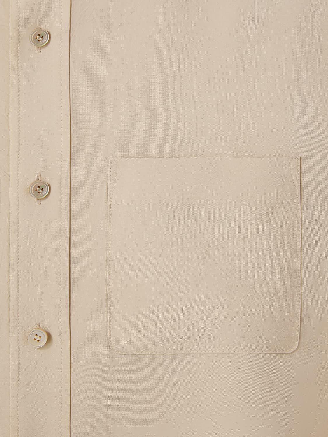 렉토 26SS 링클 플루이드 셔츠 버터 베이지 상품이미지7