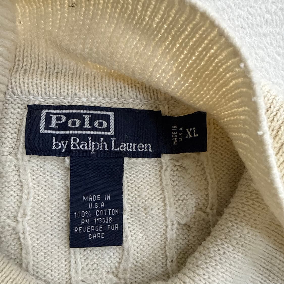 XL 폴로랄프로렌 여성 반팔 케이블 니트 0331T 상품이미지4