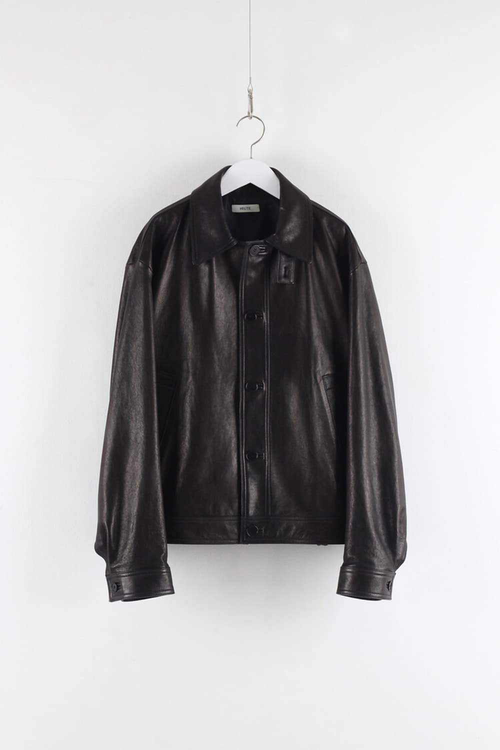 L) HEUTE 호이테 레더 봄버 가죽 자켓 상품이미지5