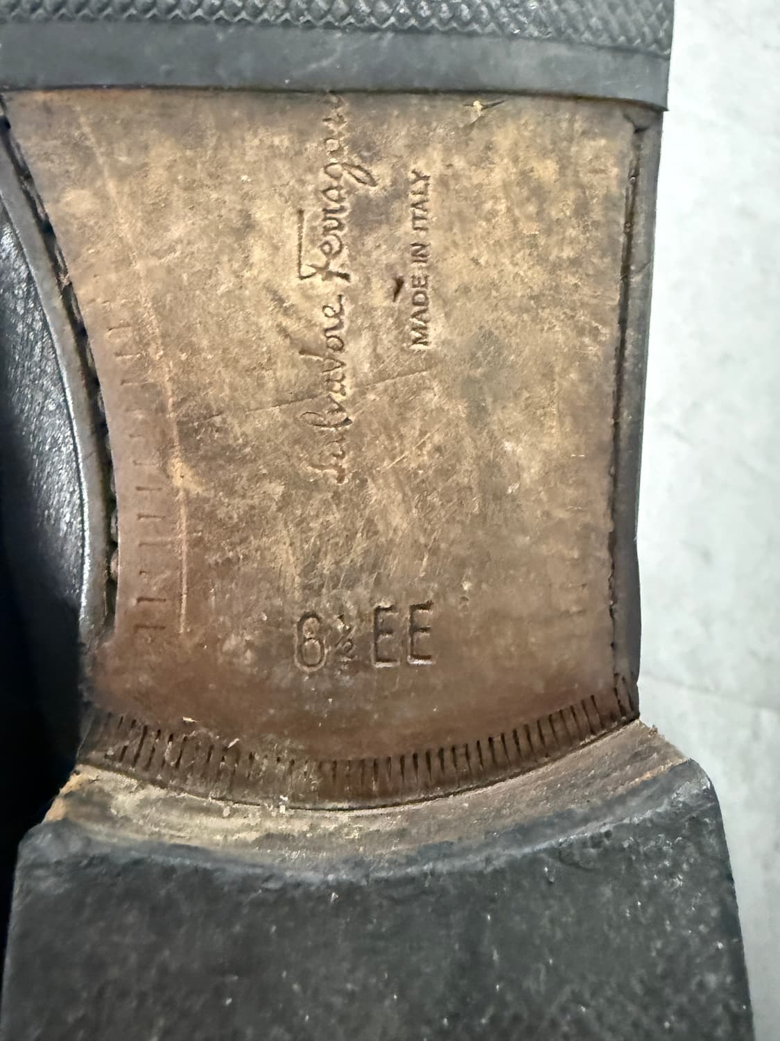 살바토레 페라가모 남성 블랙 로퍼 6.5EE 245-250 상품이미지7