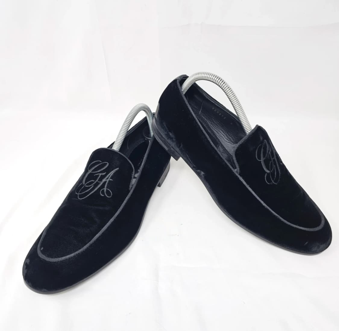 조르지오 아르마니 블랙 벨벳 로퍼 8 상품이미지5