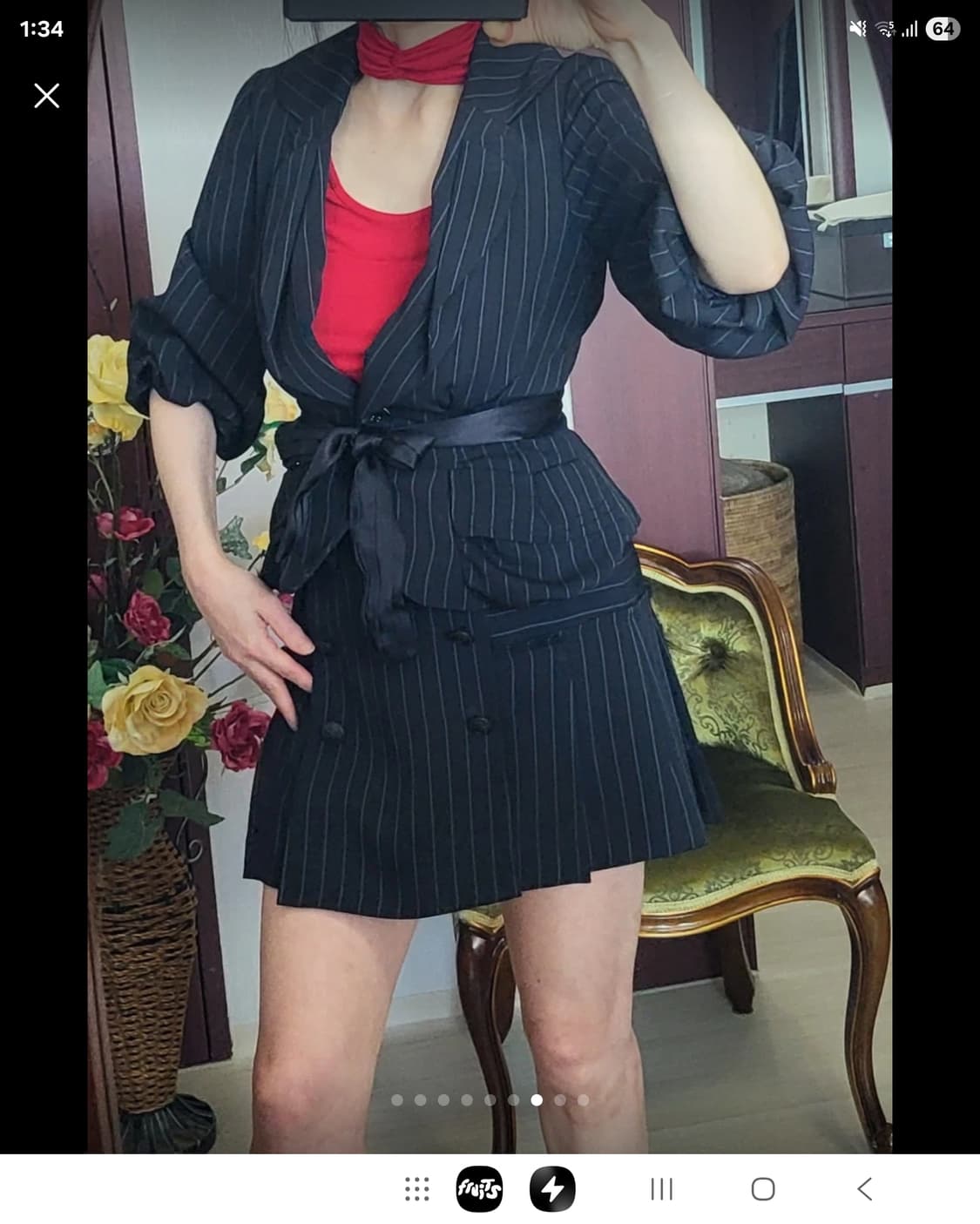 백화점구입 매긴 나잇브리지 투피스 셋업 세트 상품이미지7